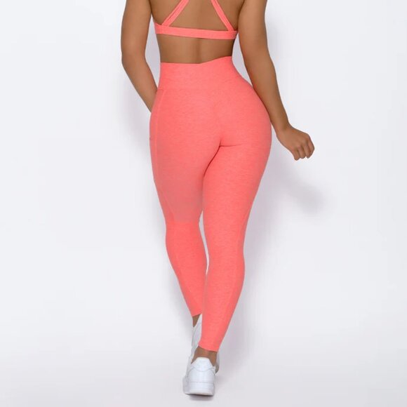 Bombshell Curves Leggings Coral XS - Picture 2 of 6